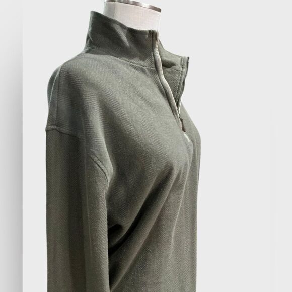 L.L. BEAN Men’s XLT Quarter Zip Cotton Pullover LL Bean - Picture 3 of 7